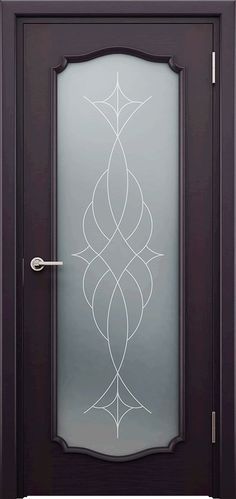 Embossed doors with glass