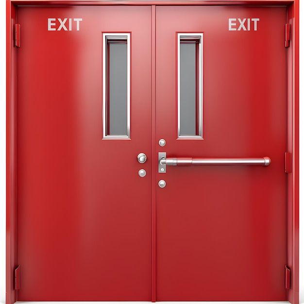 Fire exit door